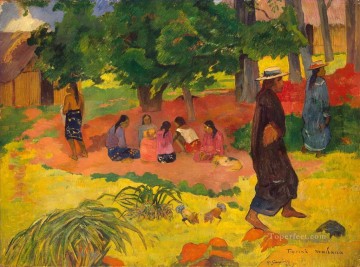 Taperaa Mahana Postimpresionismo Primitivismo Paul Gauguin Pinturas al óleo